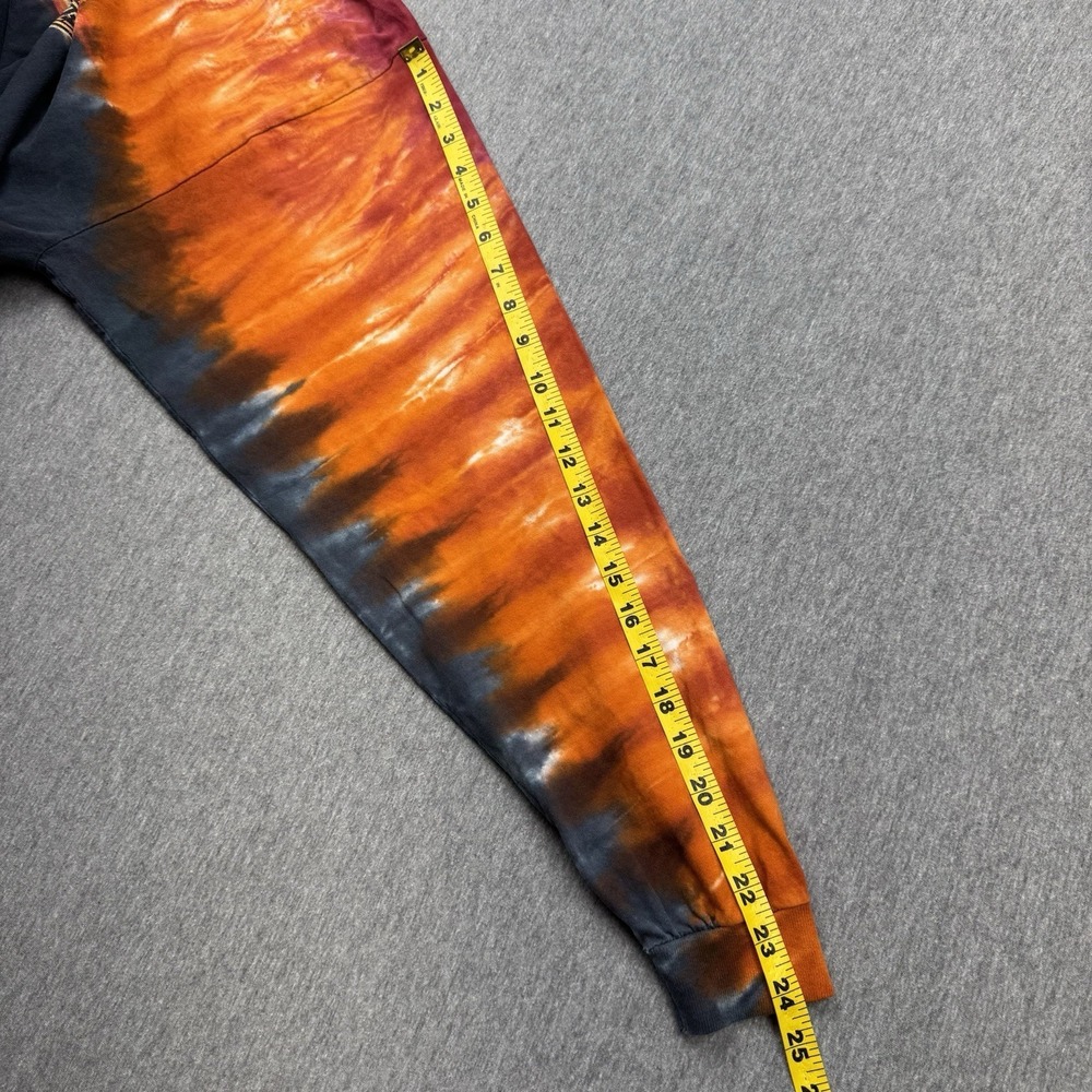 Harley Davidson Shirt XL Tie Dye Long Sleeve USA Motorcycle Flame Vtg Texas - Picture 10 of 15